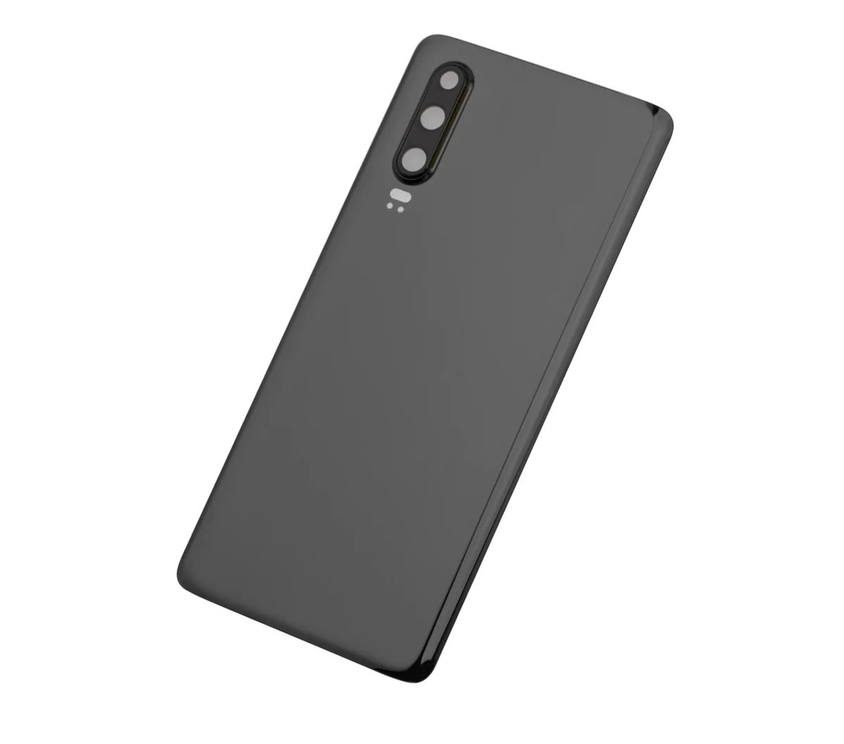 Huawei P30 İle Uyumlu Arka Kapak Camı Kamera Lensli (Siyah) - Görsel 7