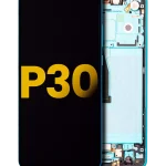 Huawei P30 İle Uyumlu Ekran Dokunmatik 2019 %100 Orijinal (Aurora) Çerçeveli ekran