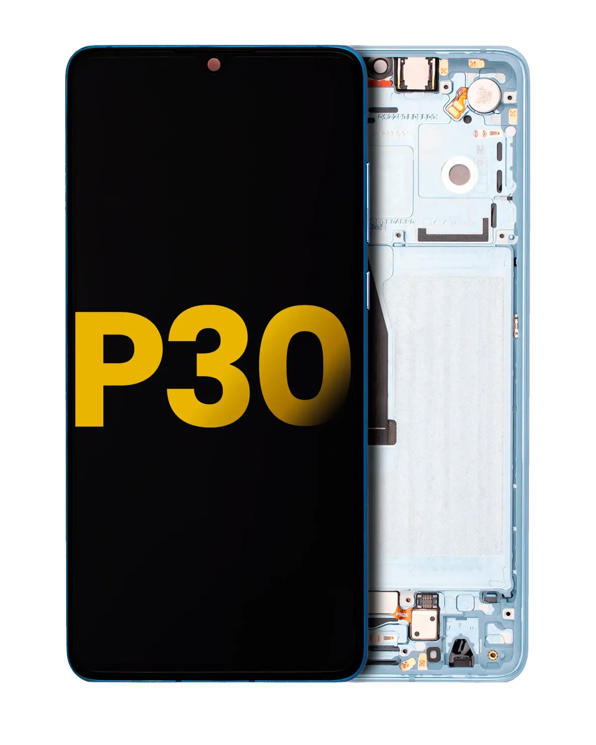 Huawei P30 İle Uyumlu Ekran Dokunmatik  Çerçeveli ekran %100 Orijinal (Nefes Kristali)