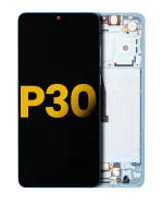 Huawei P30 İle Uyumlu Ekran Dokunmatik  Çerçeveli ekran %100 Orijinal (Nefes Kristali)