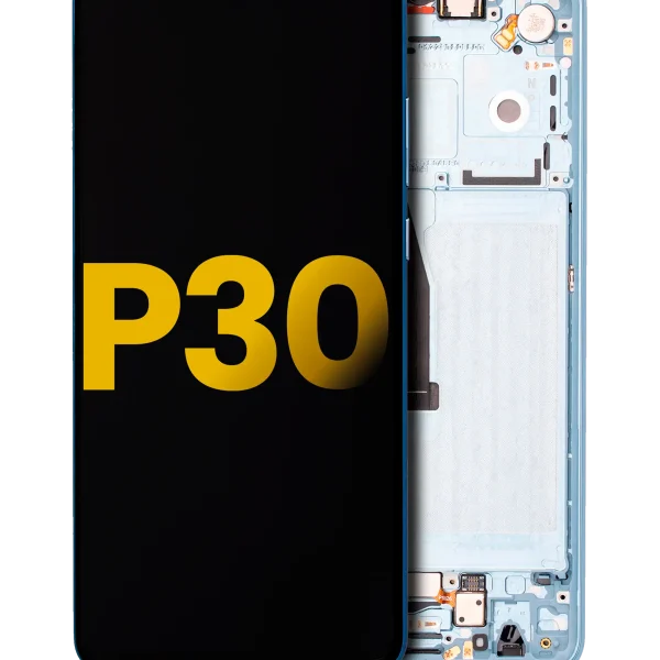 Huawei P30 İle Uyumlu Ekran Dokunmatik  Çerçeveli ekran %100 Orijinal (Nefes Kristali)