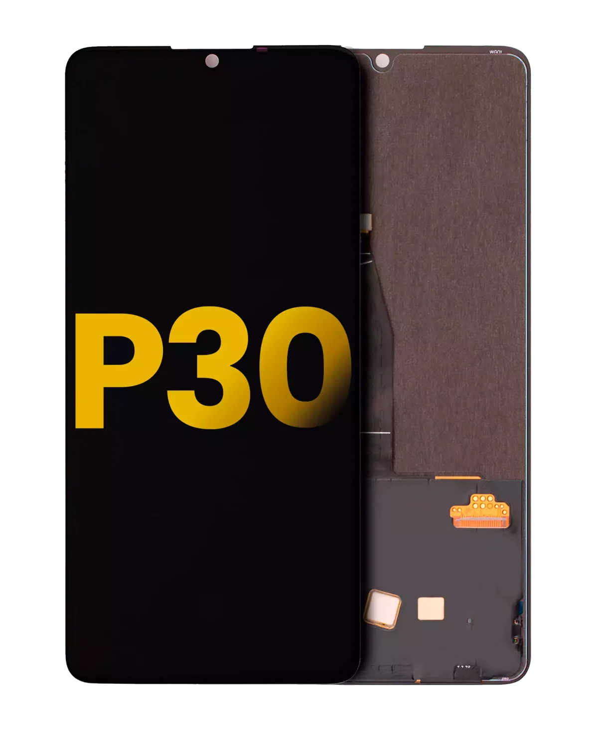 Huawei P30 İle Uyumlu Ekran Dokunmatik Çerçevesiz Amoled ekran %100 Orijinal (Siyah)