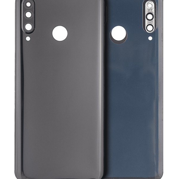 Huawei P30 Lite İle Uyumlu Arka Kapak Camı Kamera Lensli Nova 4E (48 GB RAM ) (Gece ​​Yarısı Siyahı)