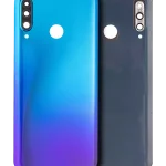 Huawei P30 Lite İle Uyumlu Arka Kapak Camı Kamera Lensli Nova 4E (48 GB RAM ) (Tavuskuşu Mavisi)