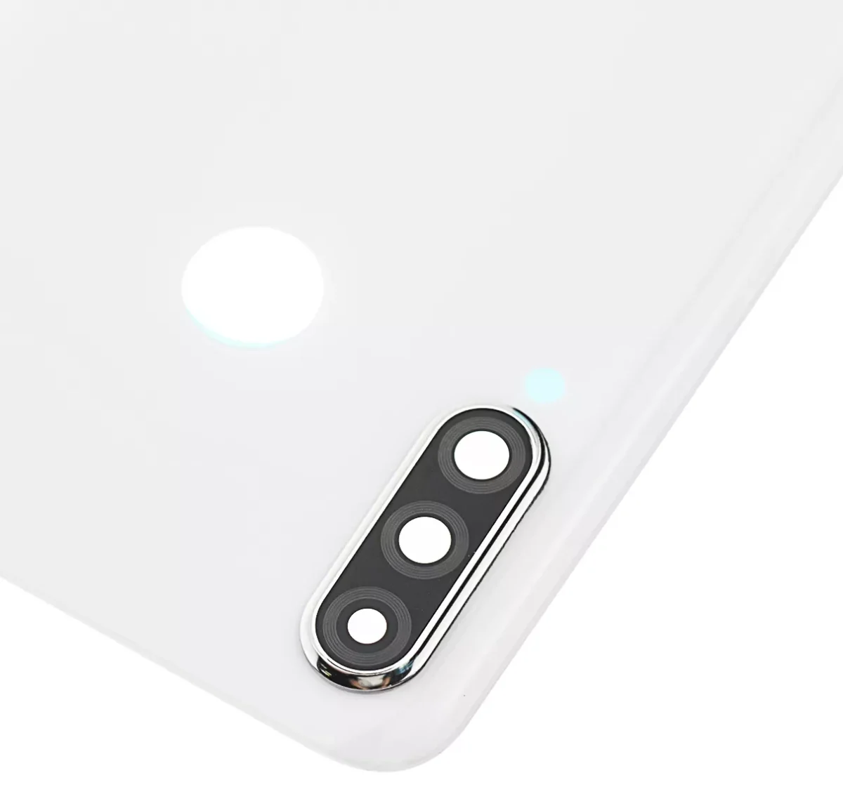 Huawei P30 Lite İle Uyumlu Arka Kapak Camı Kamera Lensli Nova 4E (64GB RAM ) (İnci Beyazı) - Görsel 5