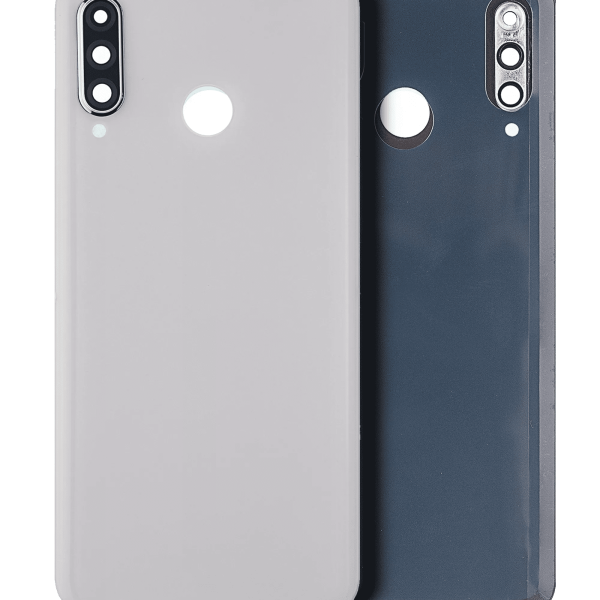 Huawei P30 Lite İle Uyumlu Arka Kapak Camı Kamera Lensli Nova 4E (64GB RAM ) (İnci Beyazı)