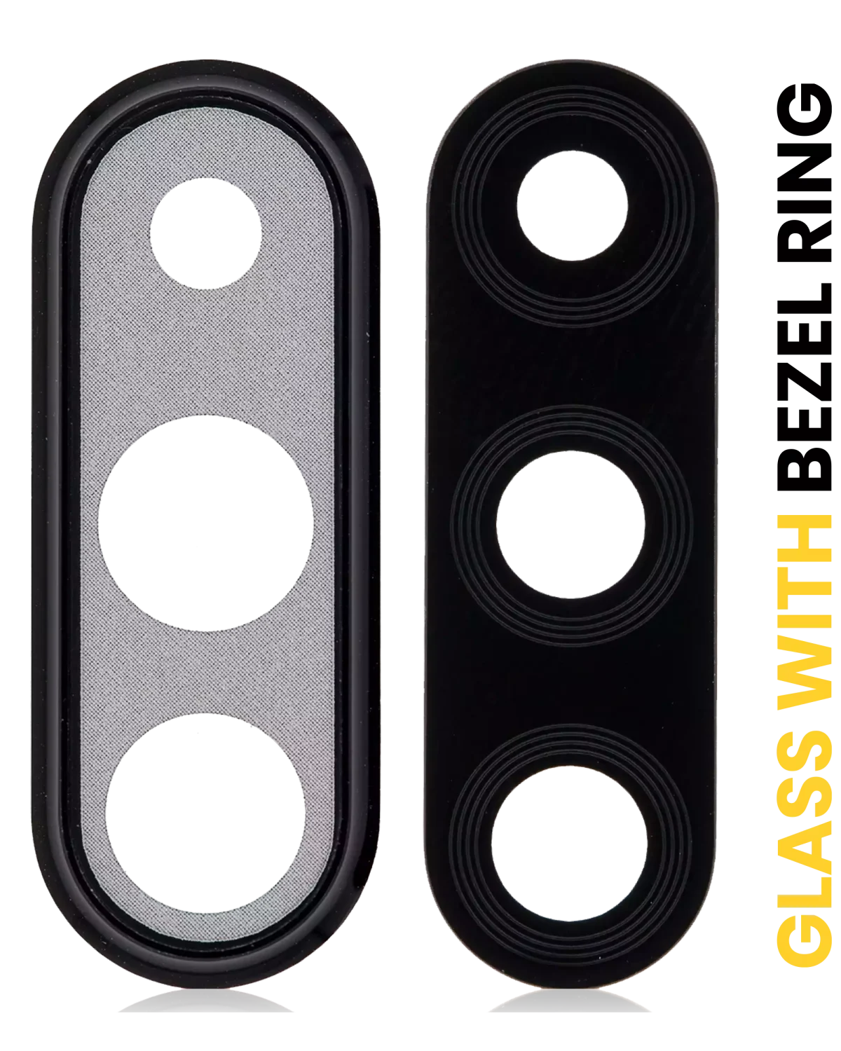 Huawei P30 Lite İle Uyumlu Çerçeve Halkalı Arka Kamera Lensi (Gece ​​Yarısı Siyahı) (48 GB RAM) - Görsel 3