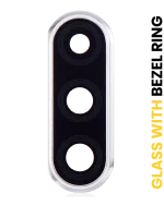 Huawei P30 Lite İle Uyumlu Çerçeve Halkalı Arka Kamera Lensi (İnci Beyazı) (48 GB RAM) - Görsel 6