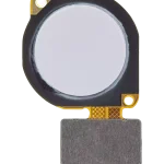 Huawei P30 Lite İle Uyumlu Esnek (Beyaz) Ana Ekran Düğmesi Uyumlu