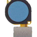 Huawei P30 Lite İle Uyumlu Esnek (Mavi) Ana Ekran Düğmesi Uyumlu