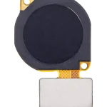 Huawei P30 Lite İle Uyumlu Esnek (Siyah) Ana Ekran Düğmesi Uyumlu