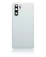 Huawei P30 Pro İle Uyumlu Arka Kapak Camı Kamera Lensli (İnci Beyazı) - Görsel 3