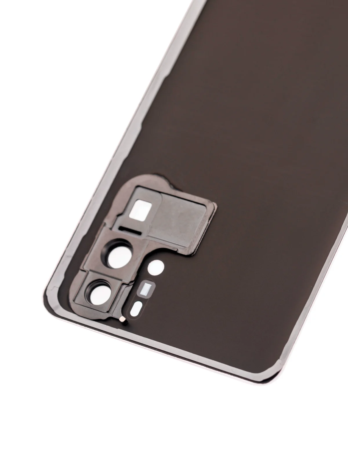 Huawei P30 Pro İle Uyumlu Arka Kapak Camı Kamera Lensli (İnci Beyazımsı) - Görsel 5