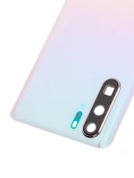 Huawei P30 Pro İle Uyumlu Arka Kapak Camı Kamera Lensli (İnci Beyazımsı) - Görsel 7