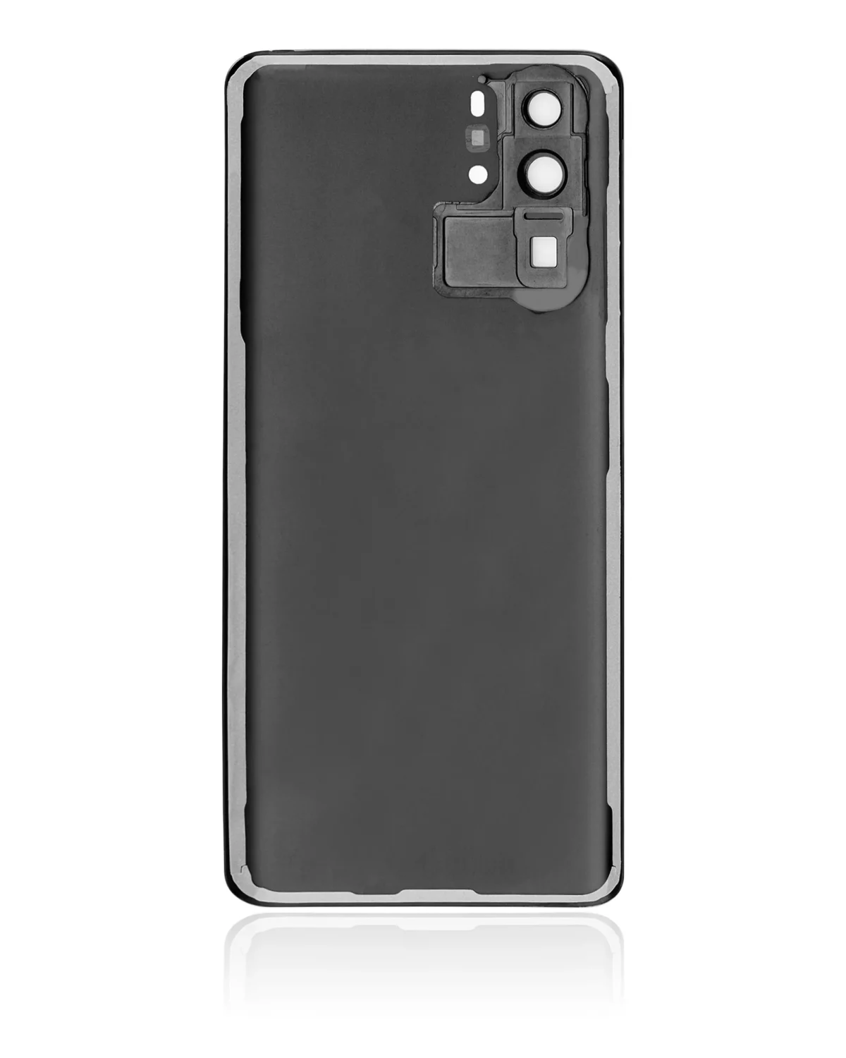 Huawei P30 Pro İle Uyumlu Arka Kapak Camı Kamera Lensli (Siyah) - Görsel 4
