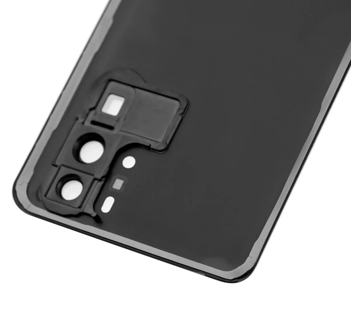 Huawei P30 Pro İle Uyumlu Arka Kapak Camı Kamera Lensli (Siyah) - Görsel 7