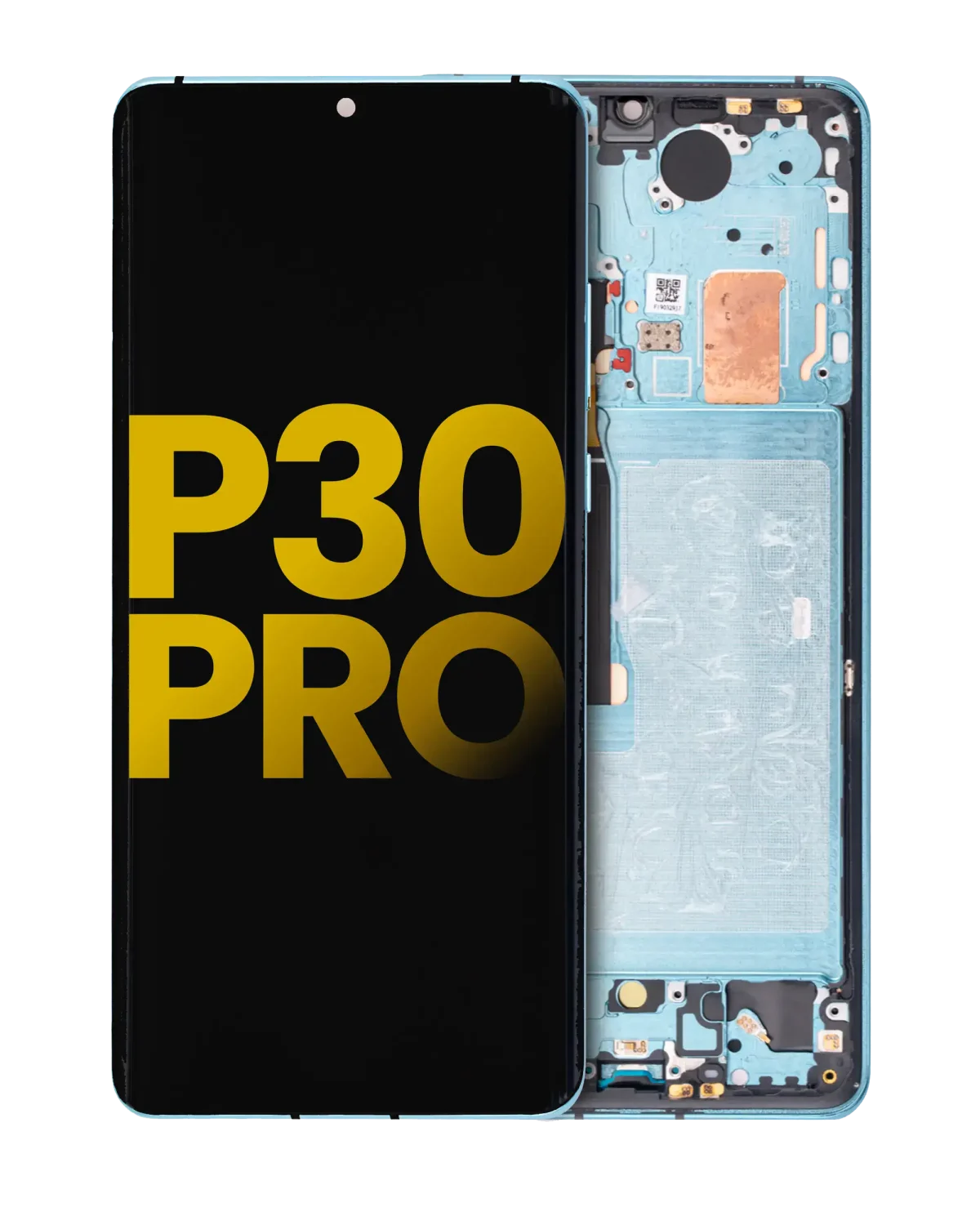 Huawei P30 Pro İle Uyumlu Ekran Dokunmatik %100 Orijinal (Aurora) Çerçeveli ekran