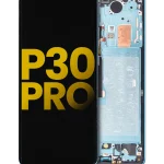 Huawei P30 Pro İle Uyumlu Ekran Dokunmatik %100 Orijinal (Aurora) Çerçeveli ekran