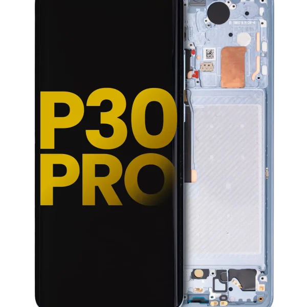 Huawei P30 Pro İle Uyumlu Ekran Dokunmatik %100 Orijinal (Nefes Kristali) Çerçeveli ekran