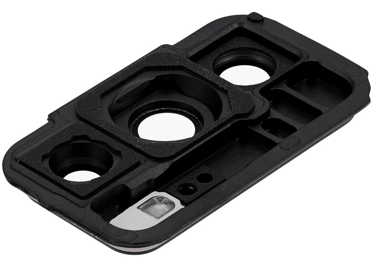 Huawei P40 İle Uyumlu Arka Kamera Lensi Braketli (Altın Pembesi) - Görsel 5