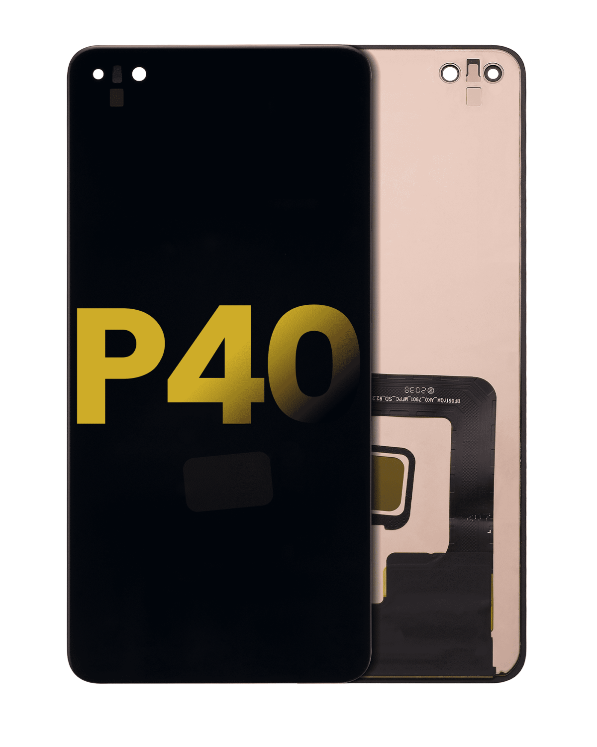 Huawei P40 İle Uyumlu Ekran Dokunmatik Çerçevesiz Amoled ekran %100 Orijinal (Tüm Renkler)
