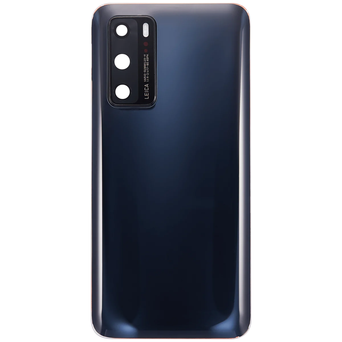 Huawei P40 İle Uyumlu Kamera Lensli Arka Kapak Cam İle Uyumlu ı (Siyah) - Görsel 3