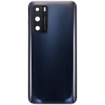 Huawei P40 İle Uyumlu Kamera Lensli Arka Kapak Cam İle Uyumlu ı (Siyah) - Görsel 3