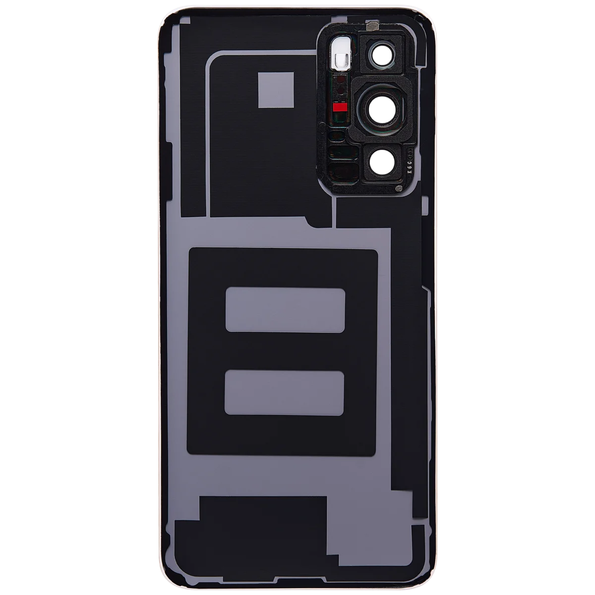 Huawei P40 İle Uyumlu Kamera Lensli Arka Kapak Cam İle Uyumlu ı (Siyah) - Görsel 4