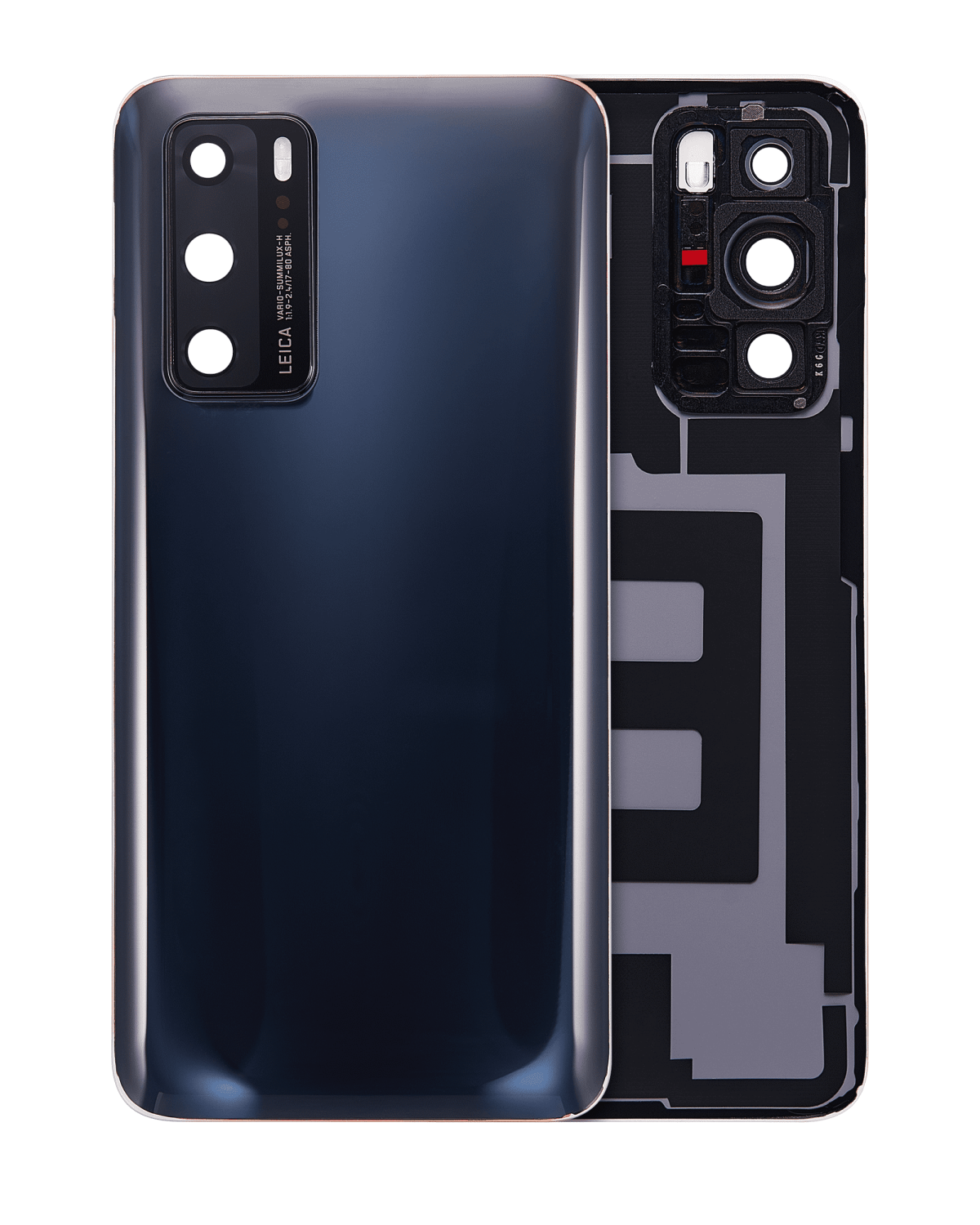 Huawei P40 İle Uyumlu Kamera Lensli Arka Kapak Cam İle Uyumlu ı (Siyah) - Görsel 7