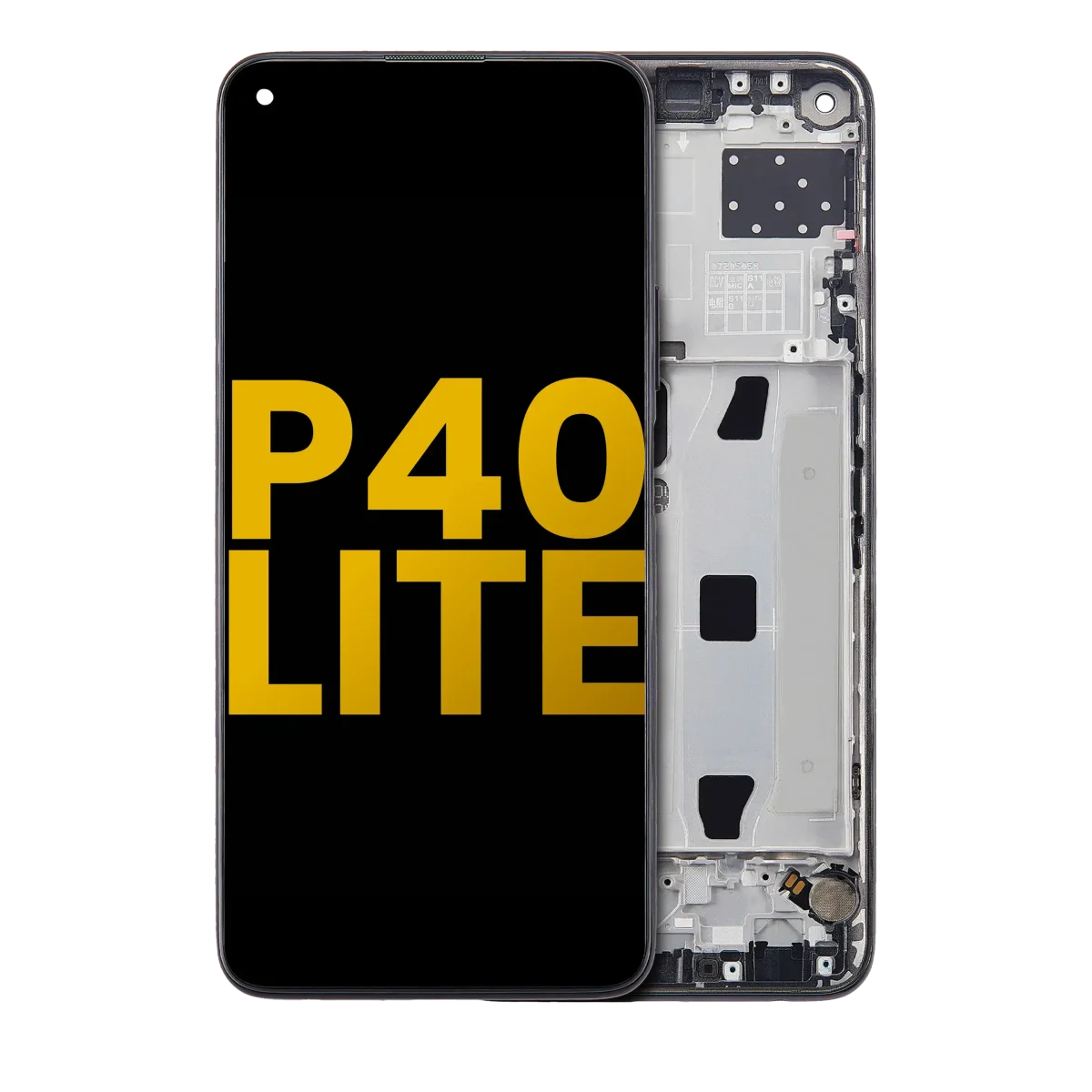 Huawei P40 Lite 5G İle Uyumlu Ekran Dokunmatik Çerçeveli ekran %100 Orijinal (Gece ​​Yarısı Siyahı) - Görsel 2