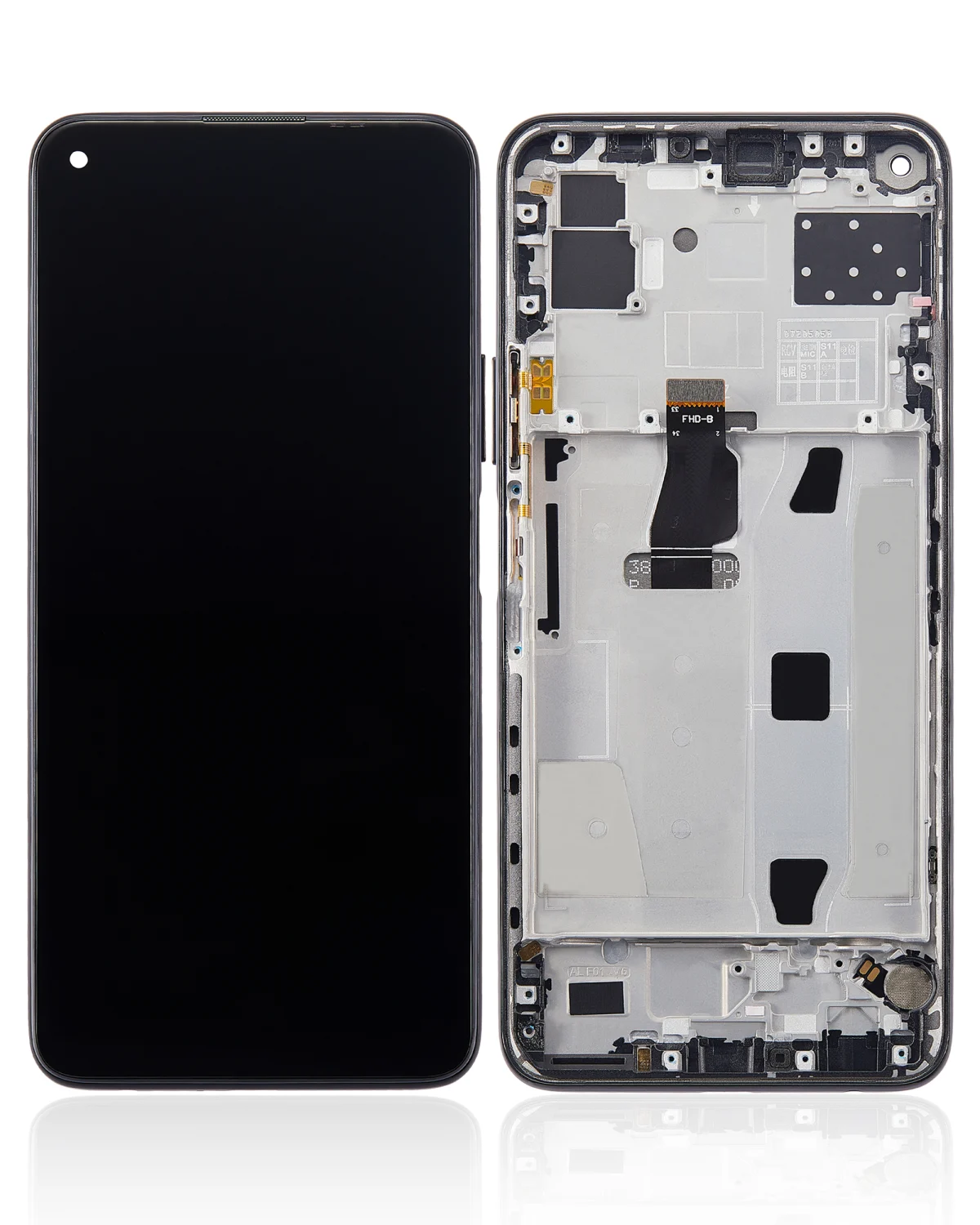 Huawei P40 Lite 5G İle Uyumlu Ekran Dokunmatik Çerçeveli ekran %100 Orijinal (Gece ​​Yarısı Siyahı) - Görsel 3