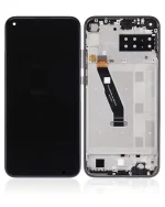 Huawei P40 Lite E İle Uyumlu Ekran Dokunmatik Çerçeveli ekran  %100 Orijinal (Gece ​​Yarısı Siyahı)