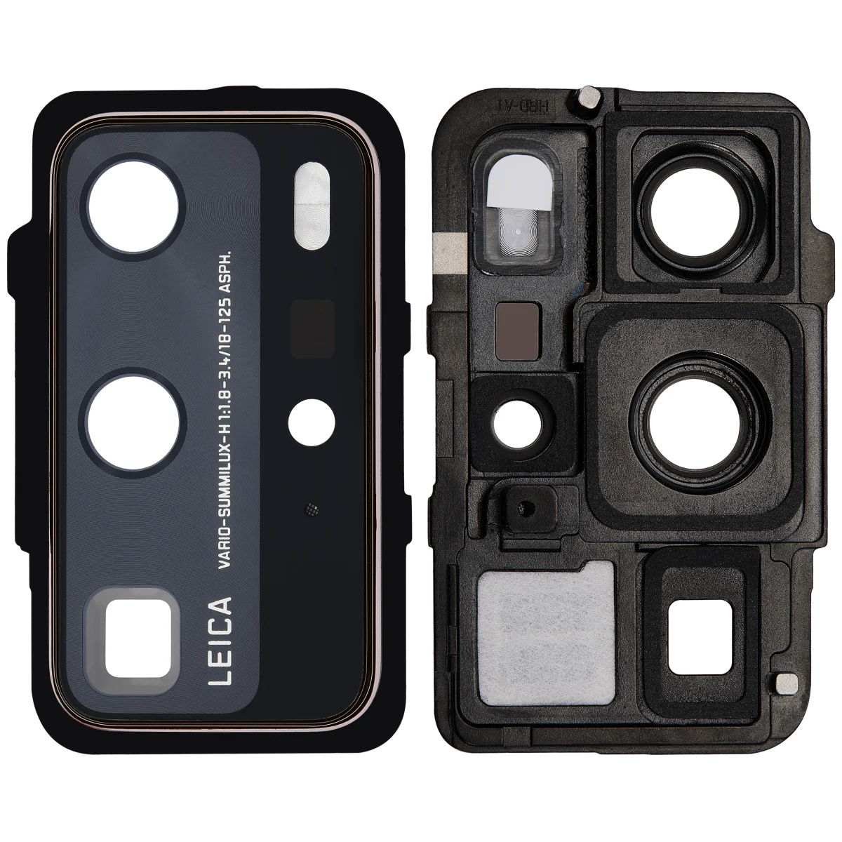 Huawei P40 Pro İle Uyumlu Arka Kamera Lensi Braketli (Altın Pembesi) - Görsel 1