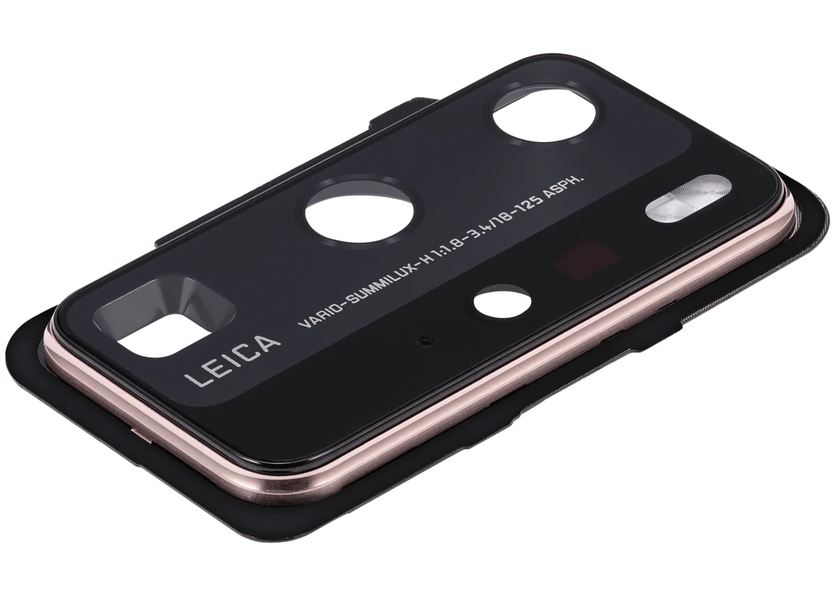 Huawei P40 Pro İle Uyumlu Arka Kamera Lensi Braketli (Altın Pembesi) - Görsel 3