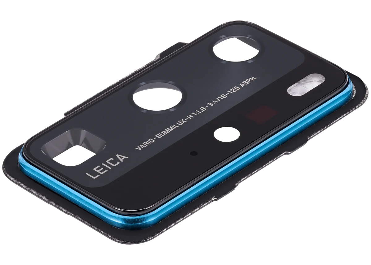 Huawei P40 Pro İle Uyumlu Arka Kamera Lensi Braketli (Derin Deniz Mavisi - Görsel 3