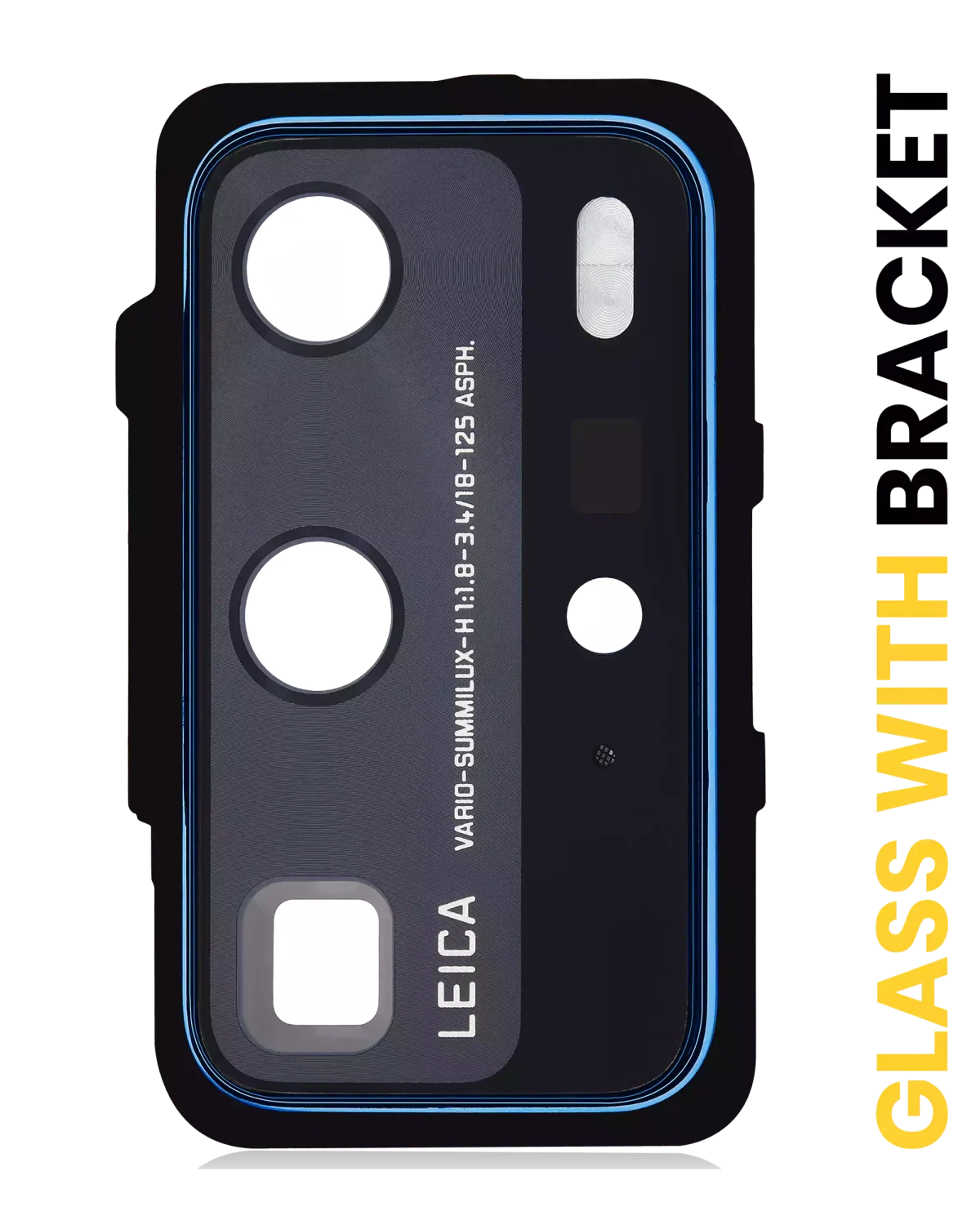 Huawei P40 Pro İle Uyumlu Arka Kamera Lensi Braketli (Derin Deniz Mavisi - Görsel 5