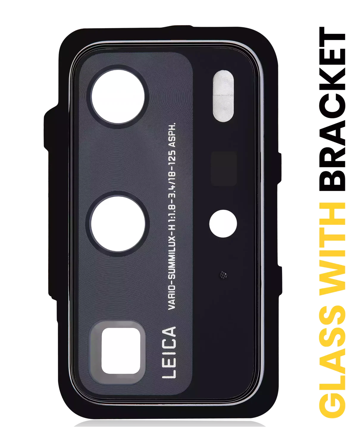 Huawei P40 Pro İle Uyumlu Arka Kamera LensiBraketli (Gümüş) - Görsel 5