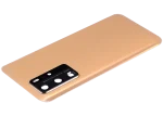 Huawei P40 Pro İle Uyumlu Arka Kapak Camı Kamera Lensli (Altın Pembesi) - Görsel 5