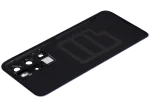 Huawei P40 Pro İle Uyumlu Arka Kapak Camı Kamera Lensli (Ayna Gümüş) - Görsel 6