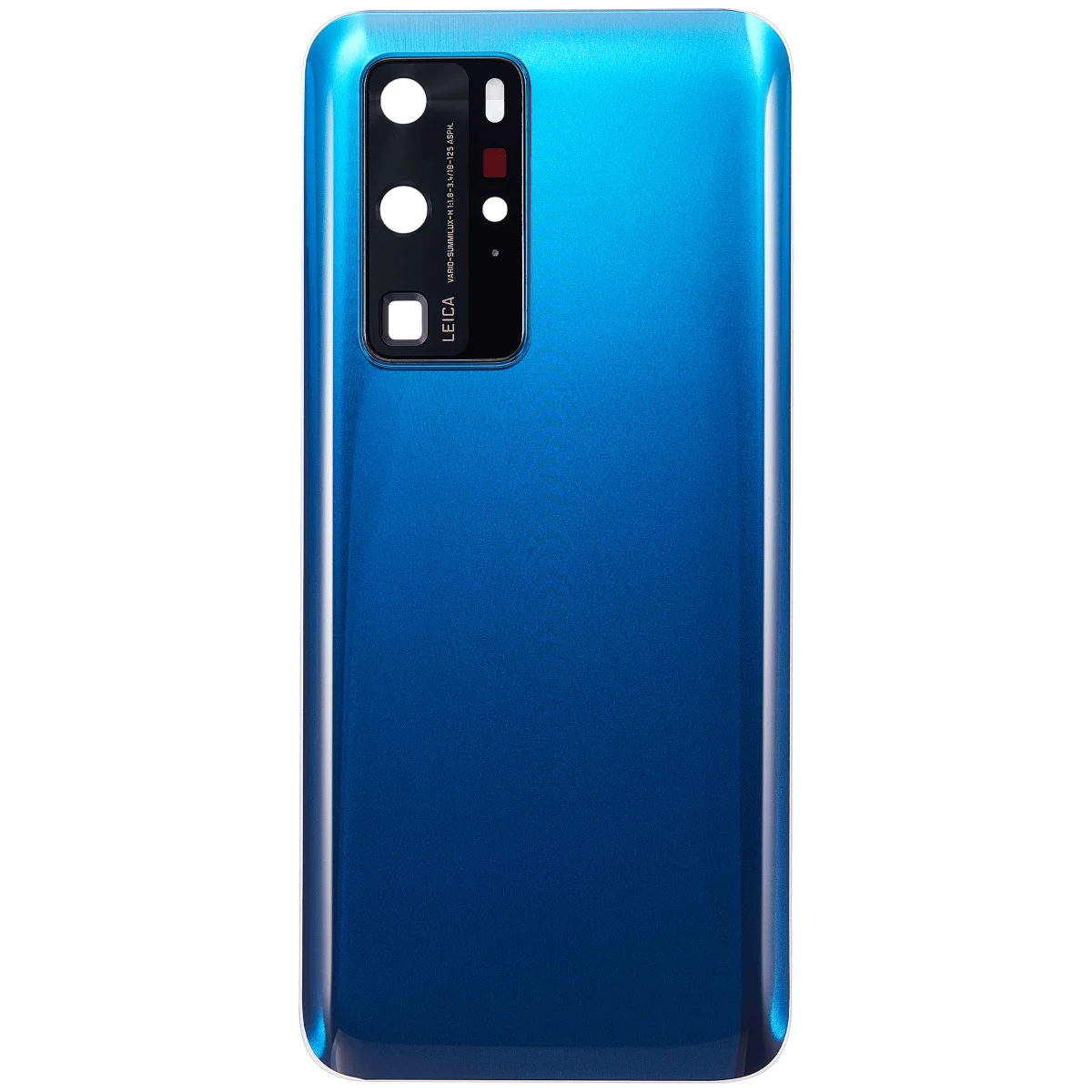 Huawei P40 Pro İle Uyumlu Arka Kapak Camı Kamera Lensli (Derin Deniz Mavisi) - Görsel 3