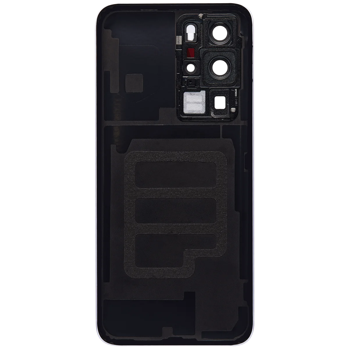Huawei P40 Pro İle Uyumlu Arka Kapak Camı Kamera Lensli (Derin Deniz Mavisi) - Görsel 4