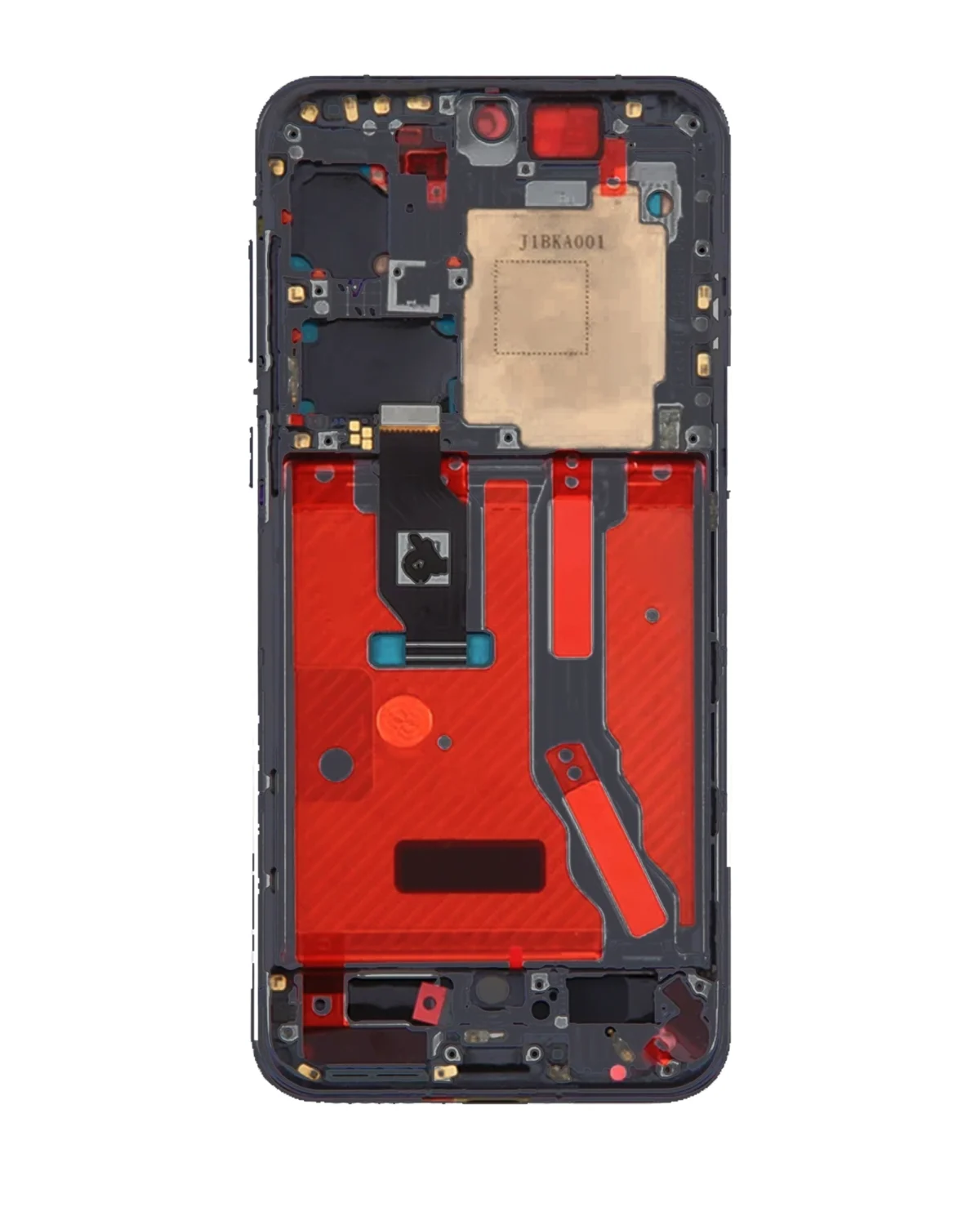 Huawei P50 İle Uyumlu Ekran Dokunmati Çerçeveli ekran (Orijinal OEM) (Siyah) - Görsel 4
