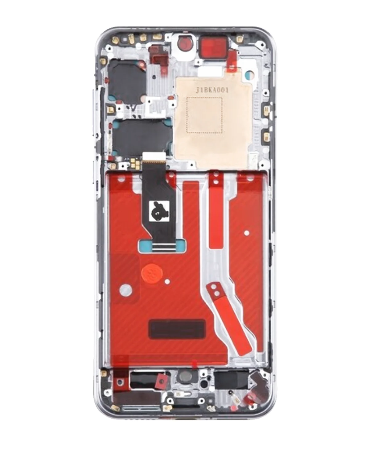 Huawei P50 İle Uyumlu Ekran Dokunmatik Çerçeveli ekran  (Orijinal OEM) (Beyaz) - Görsel 4