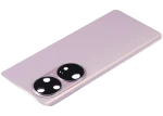 Huawei P50 Pro İle Uyumlu Arka Kapak Camı Kamera Lensli (Charm Pembe) - Görsel 5