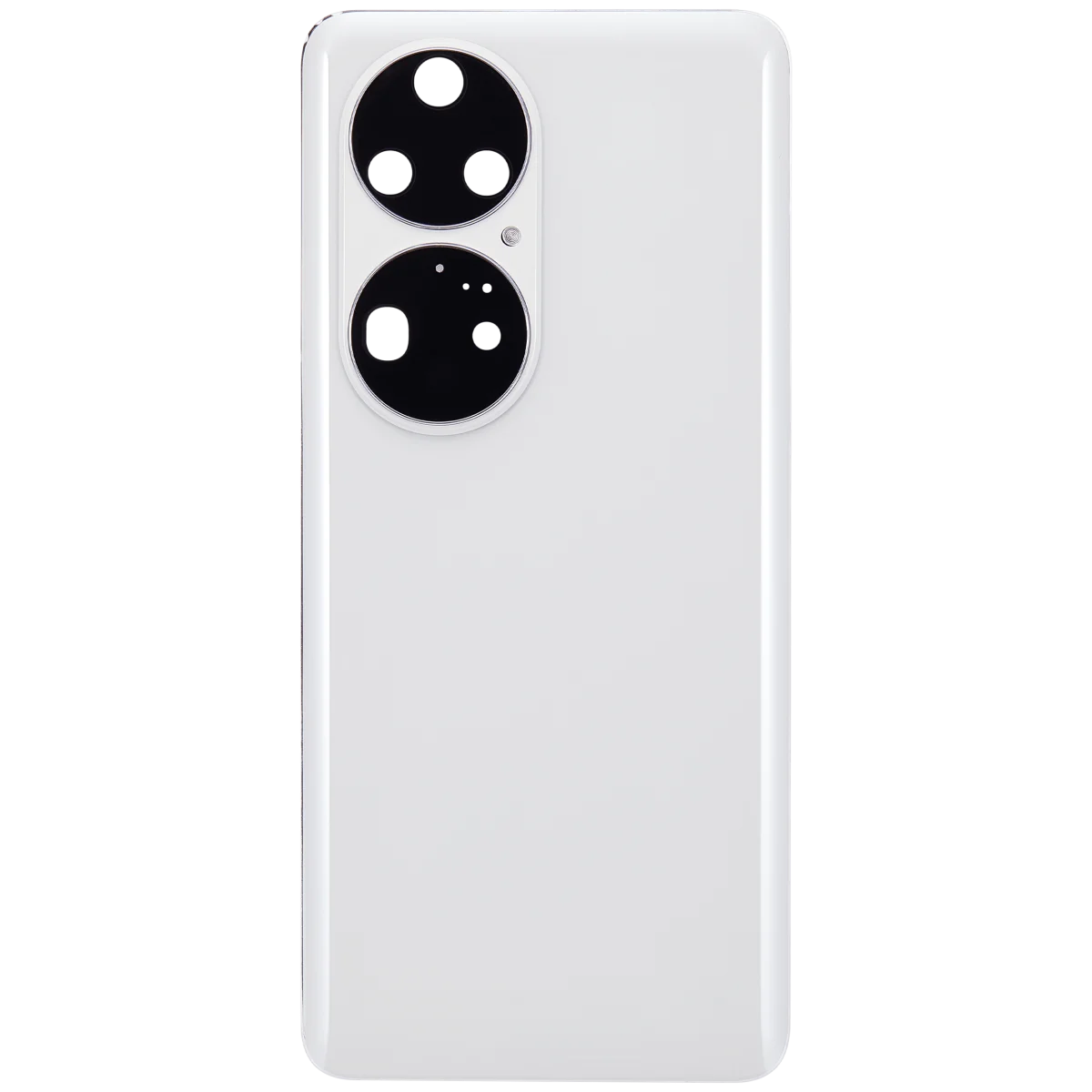 Huawei P50 Pro İle Uyumlu Arka Kapak Camı Kamera Lensli (İnci Beyazı) - Görsel 3