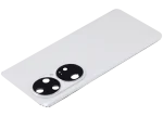 Huawei P50 Pro İle Uyumlu Arka Kapak Camı Kamera Lensli (İnci Beyazı) - Görsel 5