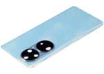 Huawei P50 Pro İle Uyumlu Arka Kapak Camı Kamera Lensli (Mavi) - Görsel 5