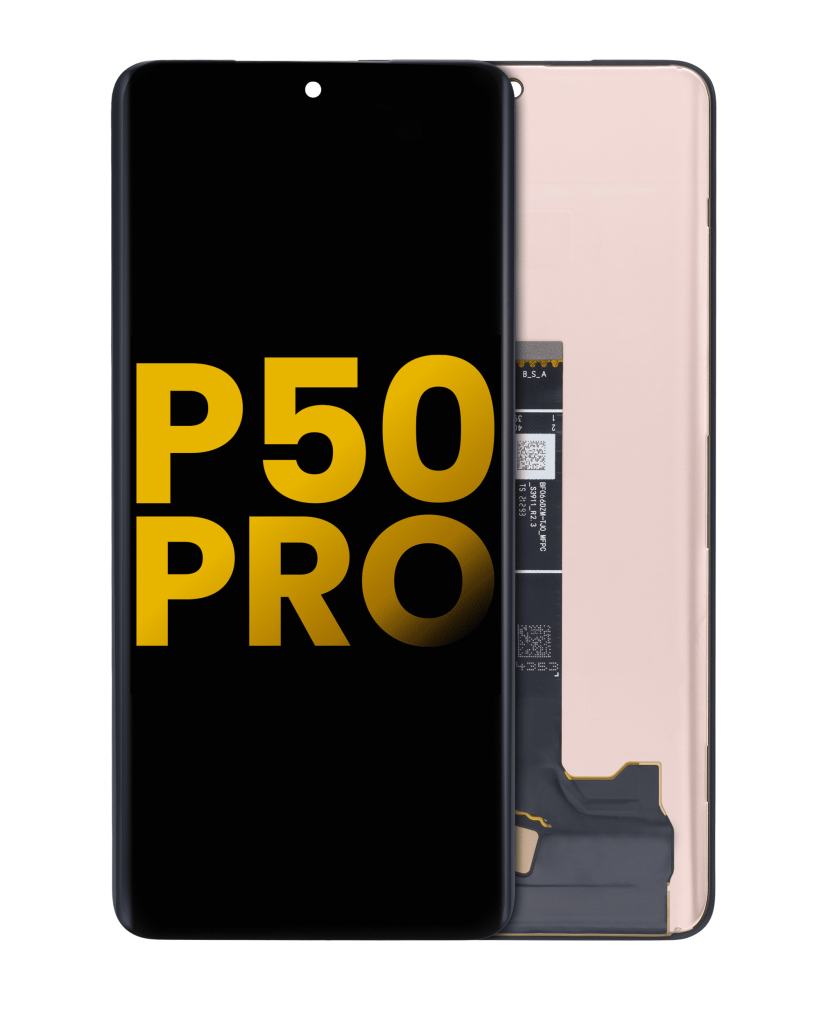 Huawei P50 Pro İle Uyumlu Ekran Dokunmatik Çerçevesiz Amoled ekran %100 Orijinal (Tüm Renkler)