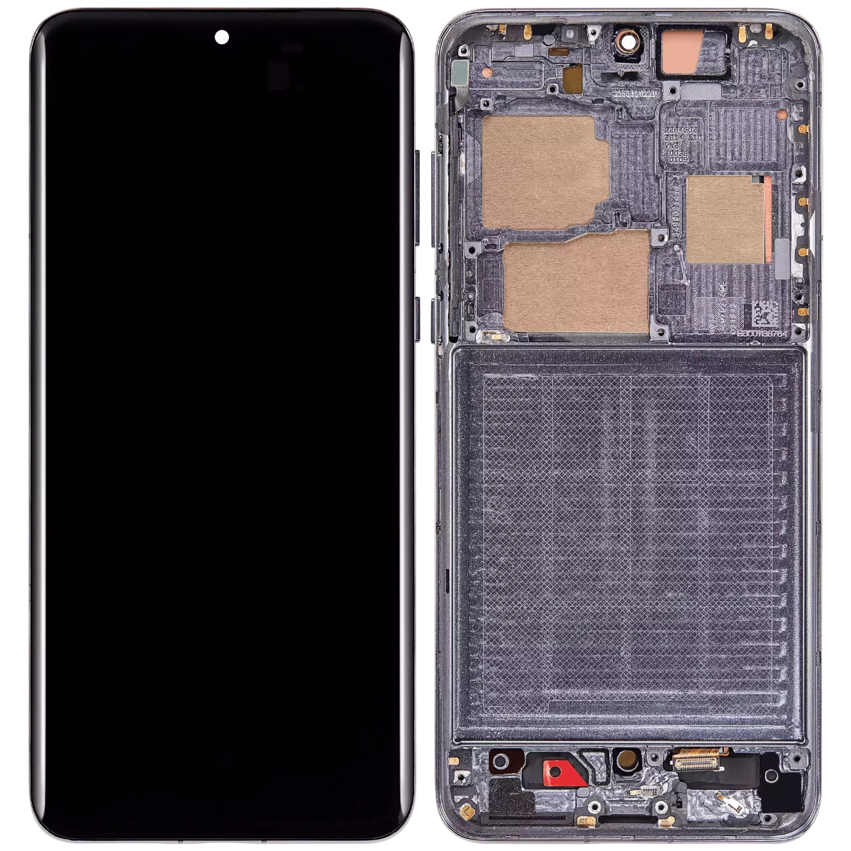 Huawei P60 İle Uyumlu Ekran Dokunmatik Çerçeveli ekran %100 Orijinal (Siyah Yeşil) - Görsel 2
