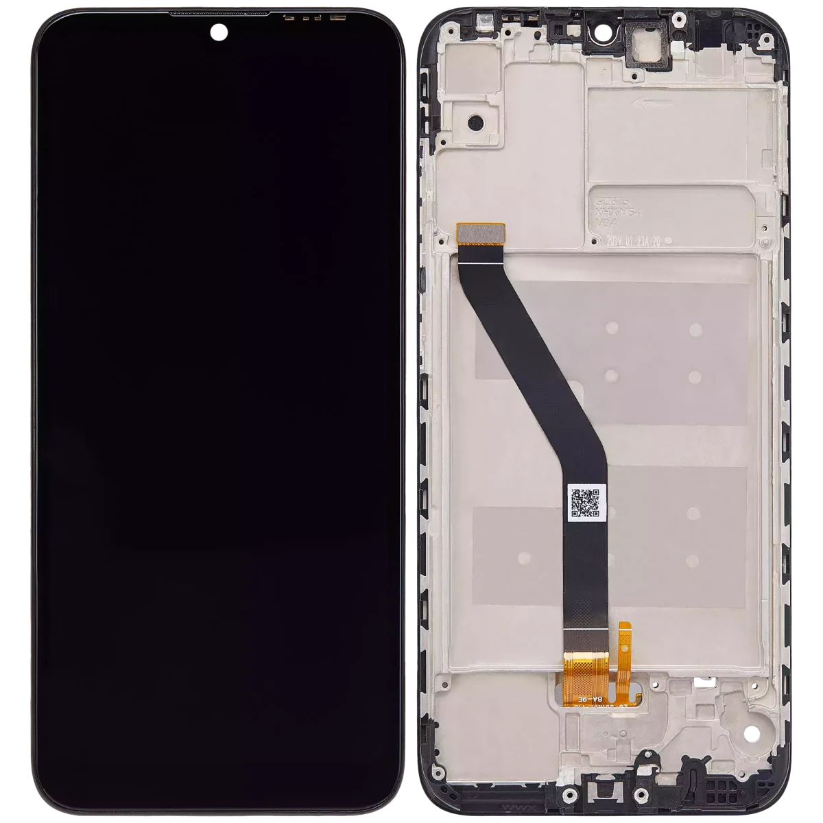 Huawei Y6 2019 İle Uyumlu Ekran Dokunmatik Çerçeveli ekran %100 Orijinal (Gece ​​Yarısı Siyahı) - Görsel 2